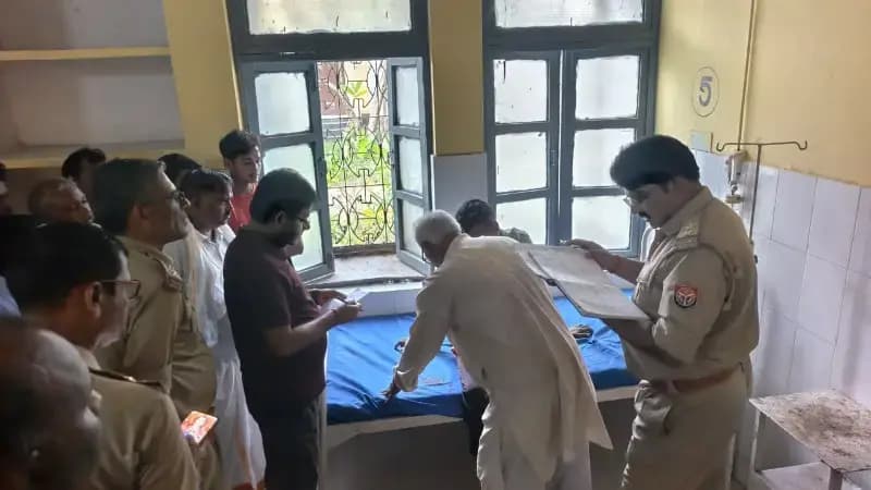 अमर वीर इंटर कॉलेज मैदान में घायल मिला युवक, शरीर पर ब्लेड से चोट के निशान; परिजनों ने बताया कल से था लापता