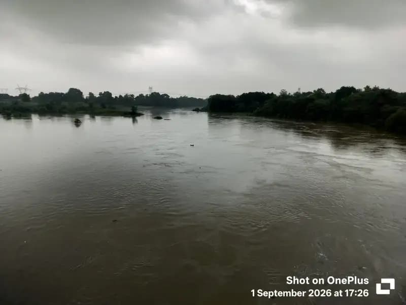 भारी बारिश से नौगढ़ व मुसाखाड़ बांध लबालब, कर्मनाशा नदी में 20000 क्यूसेक पानी बह रहा
