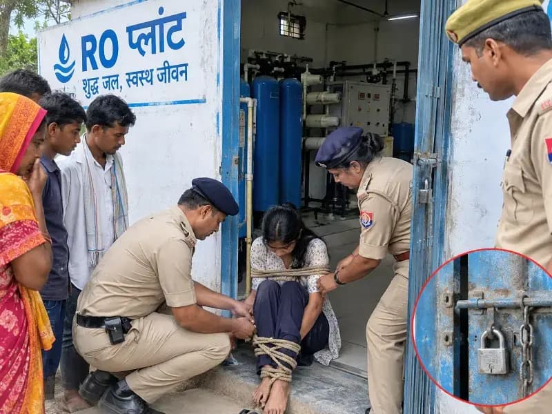 आरओ प्लांट में बंधक मिली नाबालिग छात्रा, ताला तोड़कर पुलिस ने कराया मुक्त