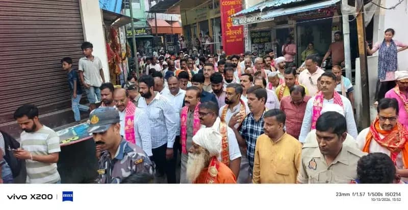 धानापुर में धूमधाम से निकली श्रीराम जी की बारात, जय श्रीराम के जयकारों से गूंजा बाजार