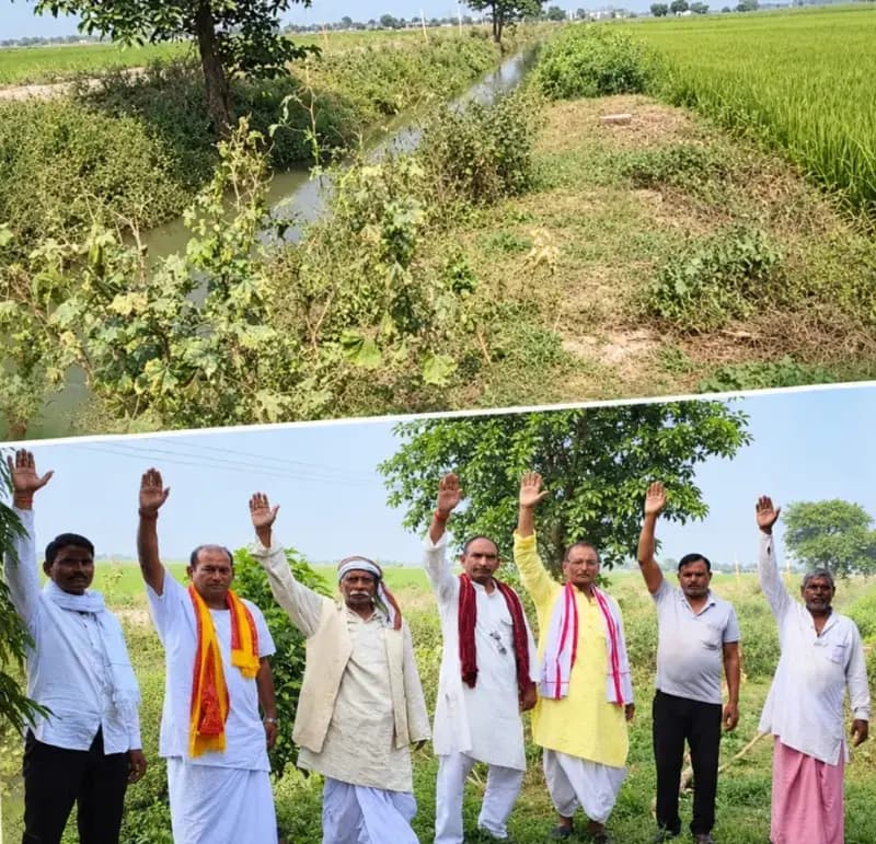 बेन-धरौली नहर में पानी की कमी से हजारों बीघा फसल बर्बाद होने की आशंका